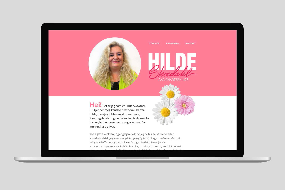 Hilde Skovdahl webdesign